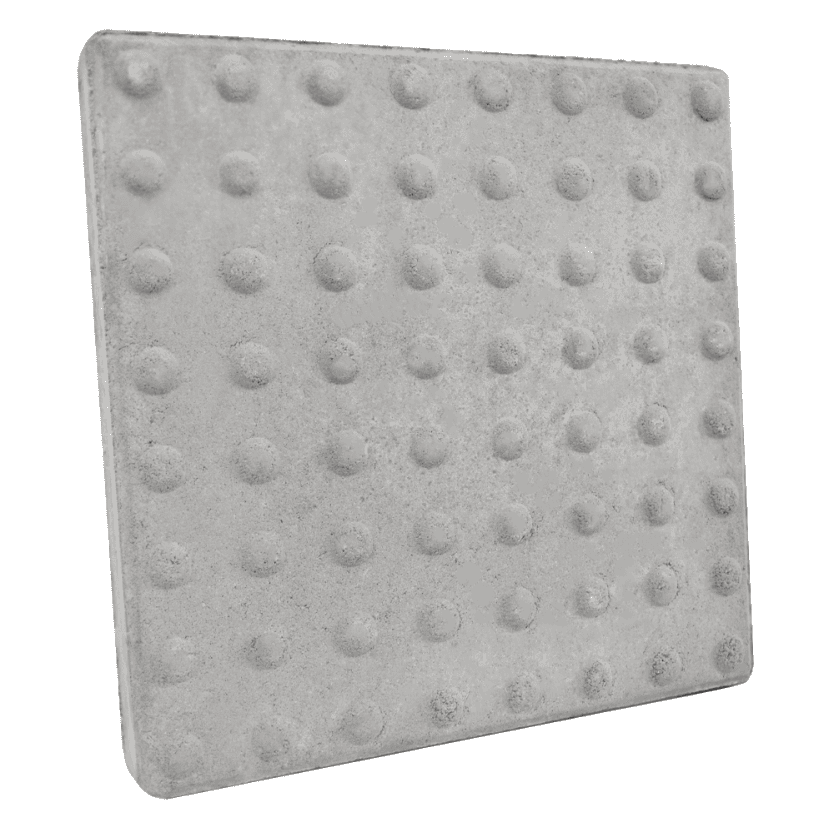 Piso Tátil Alerta 40x40 cm - 5cm Espessura